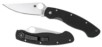 Spyderco C36, Spy C36gpe     Mltry      4     Bk/pln    Blade Length 4