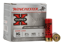 Winchester Ammo Super-x, Win Xu166     Supx Game    16ga Size 6 Winchester Ammo Super-x, Win Xu166     Supx Game    16ga Size 6
