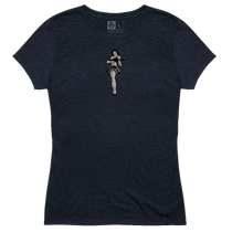 Magpul Industries Corp Tri-blend, Magpul Mag1124-410-xs Hula Girl Lady Shirt Xs  Nvy