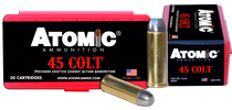 Atomic Ammunition 00434 Cowboy Action Precision Craft 45 Colt 200 gr Lead Round Nose Flat Point 50 Per Box
