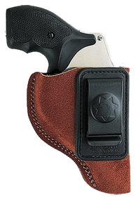 Bianchi 10381 6C IWB Tan Leather Belt Clip Fits 2" Barrels Ruger/Colt/Charter Arms Left Hand