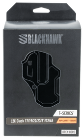 Blackhawk T-series, Bhwk 410700bkr T-series L2c Glock 17 Black Rh Blackhawk T-series, Bhwk 410700bkr T-series L2c Glock 17 Black Rh