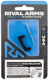 Rival Arms Magazine Release, Rival Ra72g003a Mag Release Ext G43 Blk