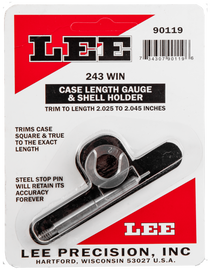 Lee Case Length Gauge, Lee 90119 Gauge/holder 243 Win Lee Case Length Gauge, Lee 90119 Gauge/holder 243 Win