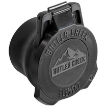 Butler Creek, Element Scope Cover, 56mm, Black, Objective