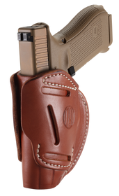 1791 Gunleather 3WH5CBRA 3-Way IWB/OWB Size 05 Classic Brown Leather Belt Loop Compatible w/ Glock 17 Compatible w/ Springfield XD Compatible w/ S&W M&P Compatible w/ HK VP9 Ambidextrous Hand