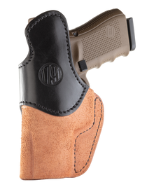 1791 Gunleather RCH5BLBR RCH IWB Size 05 Black/Brown Leather Belt Clip Fits Springfield XD-M/HK VP9SK Right Hand