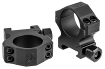 Sig Sauer Electro-optics Alpha1 Hunting, Sig Soa10020  Alpha1 Rings 1in  Med  Alum Mat Blk