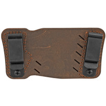 Versacarry, Orion IWB/OWB Holster, Fits Most 1911 Style Pistols, Distressed Brown Color, Water Buffalo Leather, Right Hand