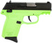 SCCY Industries , SCCY Cpx-1cblgg3 9mm Blk Slide Lime Grip  10r