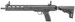 Ruger Lc Carbine, Rug 19302 Lc Carb 57x28 16.25  Fld Adj Blk     10r