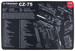 TekMat Gun Mat CZ-75 Parts Design