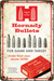 Hornady Bullets Tin Sign, Horn 99145   Hornady Bullets Rustic Tin Sign