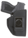 1791 Gunleather PNIWB1BLKL Premium Nylon IWB Size 01 Black Ballistic Nylon Belt Clip Left Hand