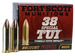 Fort Scott Munitions Tumble Upon Impact (tui), Fsm 38spl-080-scv    38sp +p 80gr Tui        20/25