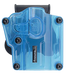 Bulldog MX005 Max Multi Fit OWB Transparent Blue Polymer Paddle Mount