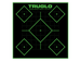 TruGlo TG14A25BB Tru-See 5- Diamond Target Self-Adhesive Heavy Paper Black/Green 12"x12" 25 Pack