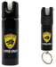 SKYLINE USA INC PSGDHA Pepper Spray  Range 16 ft 2 Pack 0.5oz/3oz Features Invisible UV Dye Includes Keychain