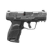 HK 81000551 CC9  9mm Luger 10+1 3.32" Black Polygonal Rifled Barrel, Optic Ready/Serrated Steel Slide, Polymer Frame w/Picatinny Rail, Black Interchangeable Backstrap Grip