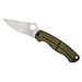 Spyderco, Para Military 2 Salt, Folding Knife, Plain Edge, Satin Finish, Silver Blade, Black and Yellow G10 Handle, 3.45" Blade, CPM MagnaCut Steel