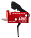 TriggerTech ARTTRB14NNF Diamond  Black/Red Straight Fits AR-10