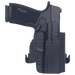 Rounded Gear SSRP365XMACROTLR7SUBCF  Paddle Holster OWB Black Carbon Fiber Kydex Fits Sig P365 X Macro Right Hand