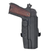 Rounded Gear CEX19115NRCFRHOWBPDL  Paddle Holster OWB Black Carbon Fiber Kydex Fits 1911 5" Right Hand