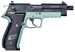 GSG GERG2213TFFMA FireFly  22 LR 13+1 4.90" Black Threaded Barrel, Aluminum Serrated Slide, Mint Aluminum Frame w/Picatinny Rail, Textured Grip