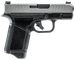 Gforce Arms GF932512BN Rapture  Sub-Compact Frame 9mm Luger 12+1 3.25" Black Steel Barrel, Nickel Optic Cut/Serrated Steel Slide, Black Cerakote Polymer Frame