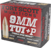 Fort Scott Munitions 9MM+P-080-SCV Tumble Upon Impact (TUI)  9mm+P 80gr Solid Copper Spun 20 Per Box/25 Case