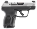 Ruger 13754 LCP Max 380 ACP 10+1 2.80" Black Oxide Alloy Steel Barrel, Matte Stainless Steel Serrated Slide, Black Polymer Frame, Textured Grip