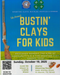 Bustin Clays for Kids on Sunday, October 19, 2025