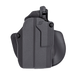 Safariland SOLIS189527C3411 Solis ALS  OWB Black Compatible w/ Glock 43X/48 MOS, Compatible w/ TLR-7Sub, Right Hand