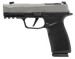 Sig Sauer 365XCA9TCOMP P365 XMacro Compact 9mm Luger 17+1 3.10" Stainless Steel Optic Ready/Serrated Slide, Black Nitron Stainless Steel Frame w/Picatinny Rail, XMacro Polymer Grip, RMSc Footprint