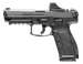 HK 81001496 VP9 A1 w/Optic Full Size 9mm Luger 10+1 4.53" Black Steel Polygonal Rifled Barrel & Serrated w/Optic Slide, Black Polymer Frame w/Picatinny Rail, Interchangeable Backstrap Grip, Holosun SC
