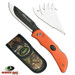 Outdoor Edge RO20C Razor Pro Folder     Blade Length 3.5   420J2 Stainless Razor/Zipper Orange