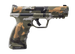 Dickinson LLC RA9C RA9 Ranger Compact Frame 9mm Luger 17+1 4.25" Black Steel Barrel, Ranger Camo Serrated Aluminum Slide, Ranger Camo Polymer Frame w/Accessory Rail