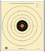 Action Target Inc B-8, Action B8(p)oc100 Ornge Centr Paper Target 100 Box