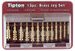 Past 749245 12 Piece Brass Cleaning Jag Set Brass Jag Set/Brass 17-45 Cal