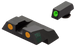 Meprolight 10226O Tru-Dot Night Sight Set Fits Glock 26/27 Tritium Green Front/Orange Rear Black