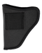 Uncle Mike's 21306 GunMate Holster IWB Size 06 Black Tri-Laminate Belt Clip Fits Med Frame Pistol Fits 4" Barrel Ambidextrous