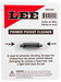Lee Primer Pocket Cleaner, Lee 90101 Primer Pocket Cleaner