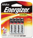 Rayovac Aaa, Energizer E92bp-4     Max Aaa