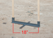 Birchwood Casey Metal Target Stand, Bir 1800mts    Metal Folding Tgt Stand  18" Wide