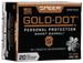 Speer Ammo Gold Dot, Speer 23974gd Gold Dot 40s    180 Hp Sb     20/10