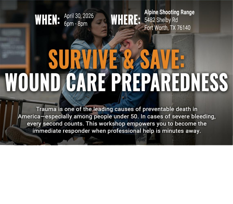 Survive & Save: Wound Care Preparedness - April 30, 2026