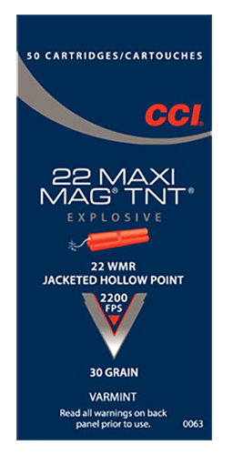 Cci .22 WMR 30gr JHP – 50rd
