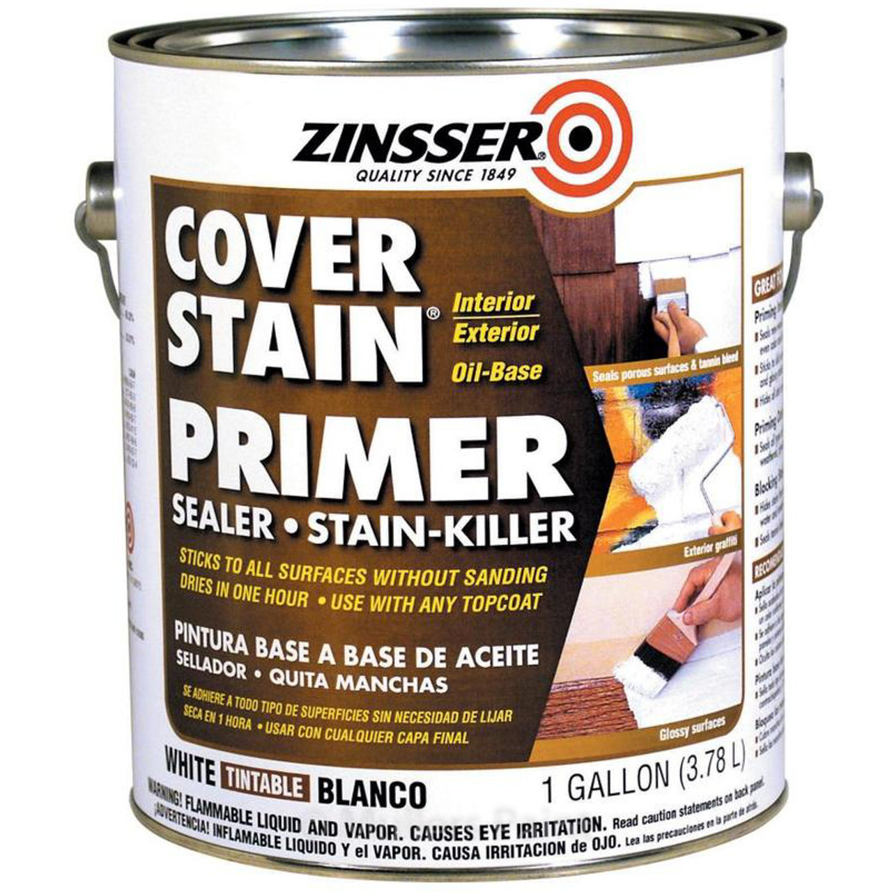 Zinsser Cover Stain Oil-based Stain Blocking Primer - Mullers Paint &  Design Co.