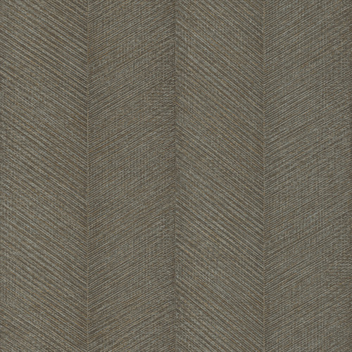 Ione Evergreen Textured Chevron Wallpaper