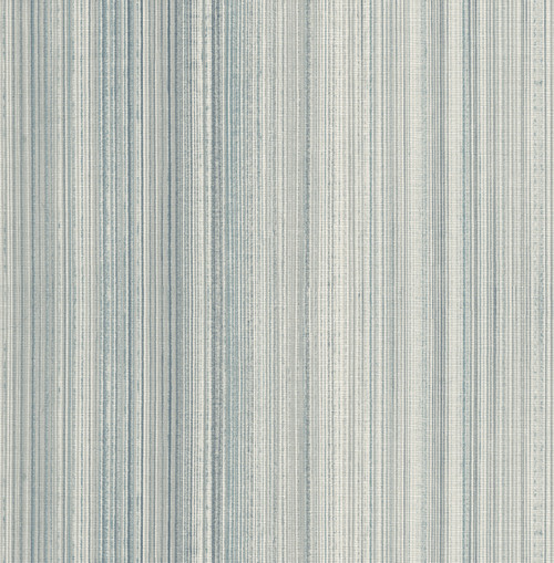 Elan Blue Ombre Stripe Wallpaper